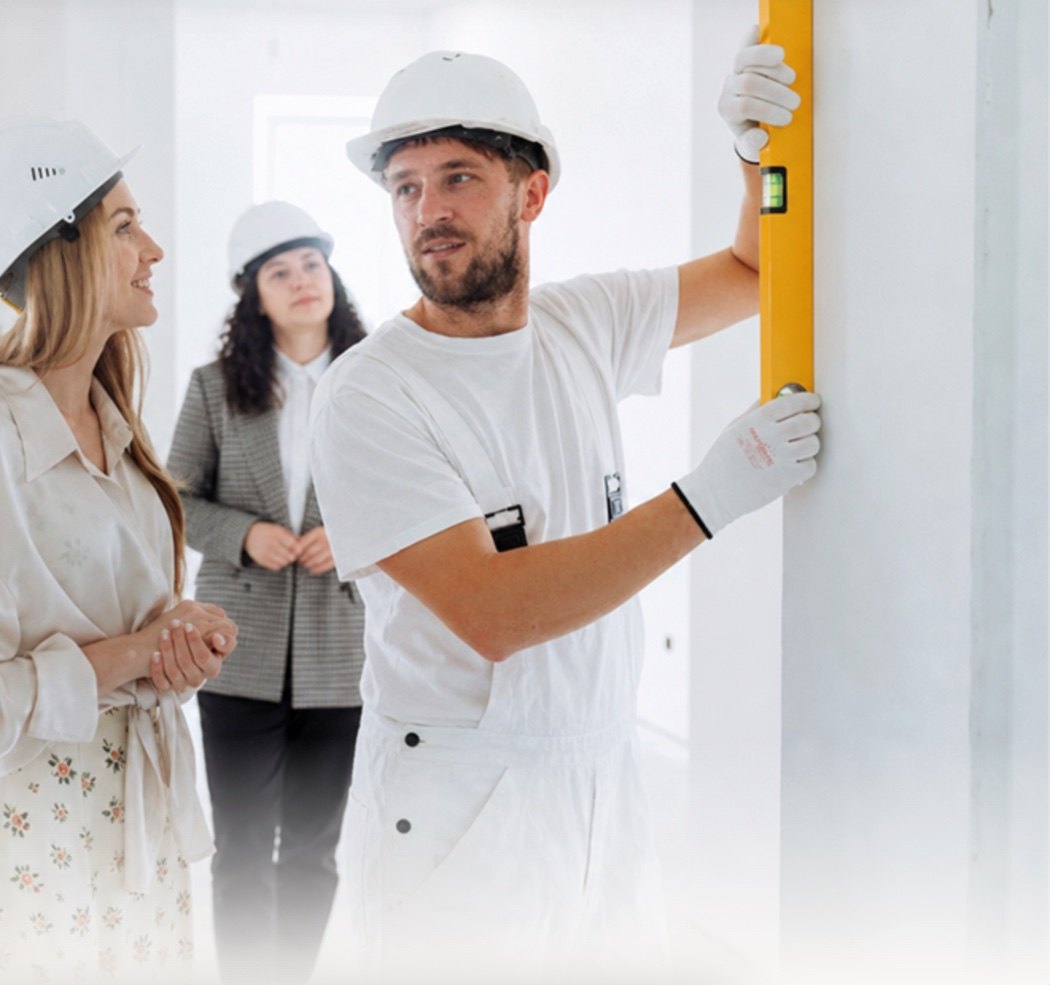 Handwerker bei der Arbeit